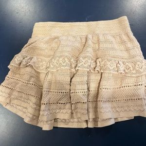 Arie beige skirt